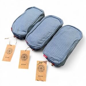 3 Pack Levi Strauss Small Striped Accessory Bag - Levi's x Target - Zip Pouch